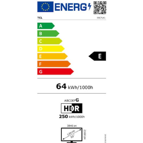 TV UHD TCL 55C7L SMART QD MINI LED GOOGLE TV 144Hz